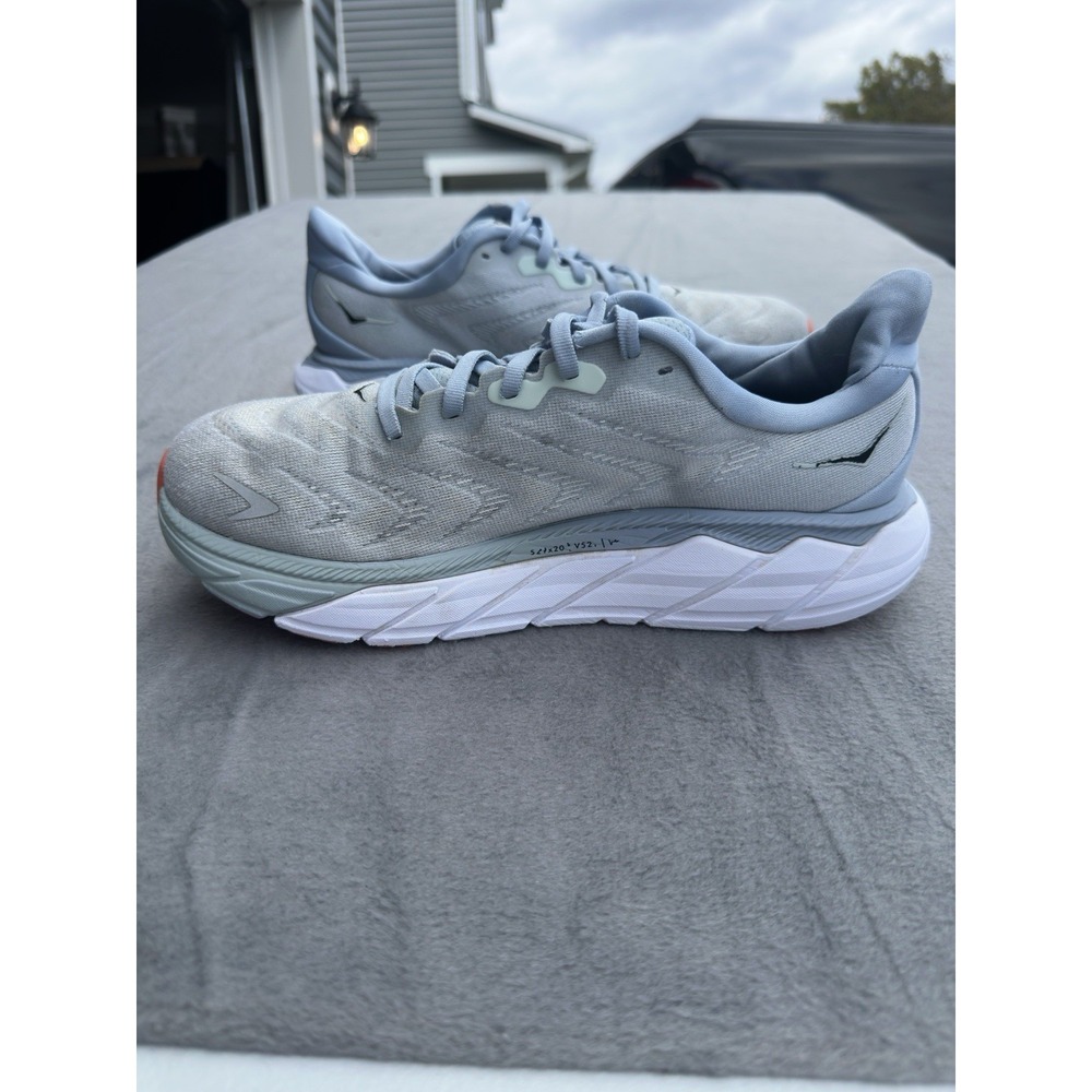 HOKA ONE ONE Arahi 6 Women's 8.5 W Gray Rose Gold Running Shoes J-Frame - Picture 8 of 13
